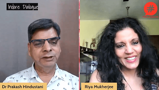 Riya discusses RRR dialogues with Dr. Prakash Hindustani